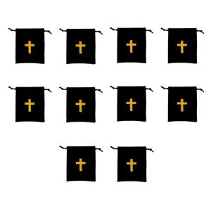 10Pieces Velvets Drawstring Rosary Bags For Versatility Use In Jewelry And Gift Packaging Exquisites Workmanships