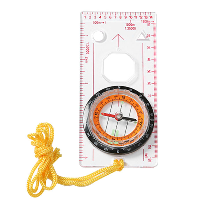 Outdoor Camping Survival Compass Map Ruler Scale | Lazada PH