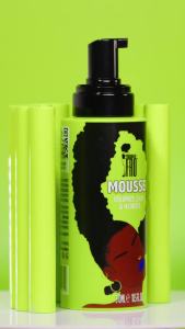 Pardon My Fro Hair Mousse - Lightweight Styling Foam for Curly Hair Volumizing Frizz Control Moisturizing Defines Curls Soft Texture Enhances Bounce Ideal for Wavy & Textured Hair - 10.5 fl oz