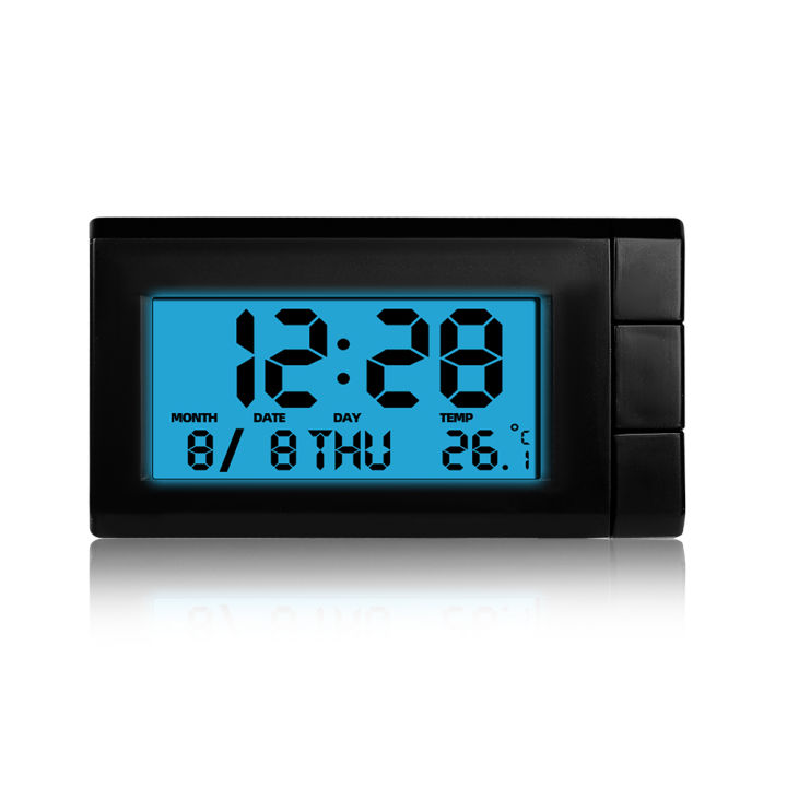 Mini Car Clock Car Truck Dashboard Time Durable Electronic Digital