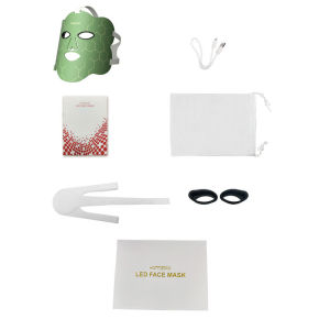LED Light Therapy Facial Mask Portable Red Light Skin Rejuvenation Device for Home Beauty Care