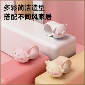 ที่กั้นประตู บังคับใช้บังคับ ป้องกันการชนกัน แผงประตูป้องกันการชนกัน รูปทรงการ์ตูนน่ารัก บ้านสไตล์ต่างๆ