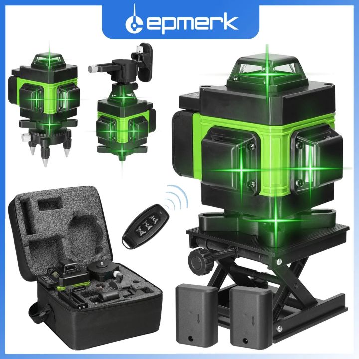 Livello Laser 4D 16 Linee - Autolivellante 3°, Ricaricabile USB, Con Treppiede - Foto 4