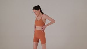 Lulu กางเกงกีฬาขาสั้นพีชยกเอวของผู้หญิงกางเกงโยคะบางกางเกงขาสั้นออกกำลังกายต่อต้านความอับอาย