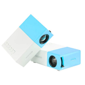Mini Projector Portable Projector for Cartoon Kids Gift Outdoor Movie Projector LED Pico Video Projector for Home Theater Movie Projector with HDMI USB Interfaces and Remote Control