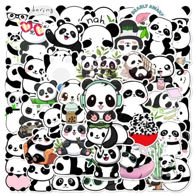50PCS Panda design L50-Panda Waterproof Stickers