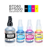 100% Original Brother Ink BTD60BK BT5000 Dye Ink No Box Compatible for Brother Printer DCP-T220 T310 T420W T425W T428W T510W T520W T710W T720DW T725DW T820DW T825DW MFC-T810W T910DW T920DW T925DW T4500DW T5400W J3930DW HL-T4000DW BKCMY Ink\\n\\n What Is Compatible Brother Printer?\\n\\nA compatible Brother printer refers to a device that can use third-party ink cartridges without compromising print quality or damaging the printer. Compatible Brother printers can help users save money by using affordable third-party ink instead of expensive Brother-branded ink.\\n\\n How to Choose the Right Brother Printer\\n\\nWhen selecting a compatible Brother printer, consider the following factors:\\n\\n- **Print Quality:** Ensure the printer meets your desired level of print quality.\\n- **Print Speed:** Choose a printer that can handle your printing needs within a reasonable time frame.\\n- **Ink Compatibility:** Verify that the printer supports third-party ink cartridges.\\n- **Connectivity:** Consider the printer's connectivity options, such as Wi-Fi, Ethernet, or USB.\\n\\n Benefits of Using Compatible Brother Printer\\n\\nUsing a compatible Brother printer offers several advantages:\\n\\n- **Cost Savings:** Third-party ink cartridges can significantly reduce printing costs.\\n- **Waste Reduction:** By using third-party ink, users can minimize waste and contribute to environmental sustainability.\\n- **Versatility:** Compatible Brother printers often support various ink cartridge types, providing greater flexibility.\\n\\n Understanding Brother Ink BTD60BK & BT5000 Dye Ink\\n\\nBrother Ink BTD60BK and BT5000 Dye Ink are high-quality ink cartridges designed for Brother printers. These ink cartridges offer excellent print quality and are available in various colors, including black (BTD60BK) and cyan, magenta, yellow (BT5000).\\n\\n How to Identify Authentic Brother Ink\\n\\nTo ensure you're purchasing authentic Brother ink cartridges, look for the following features:\\n\\n- **Brother Logo:** Authentic Brother ink cartridges display the Brother logo prominently.\\n- **Product Number:** Verify that the product number on the cartridge matches the one listed in the Brother documentation.\\n- **Package:** Authentic Brother ink cartridges come in official Brother packaging.\\n\\n Advantages of Using Brother Ink BTD60BK & BT5000 Dye Ink\\n\\nUsing Brother Ink BTD60BK and BT5000 Dye Ink offers several benefits:\\n\\n- **Print Quality:** These ink cartridges produce high-quality prints with vibrant colors and sharp details.\\n- **Durability:** Brother ink cartridges are designed to last longer than many third-party alternatives.\\n- **Compatibility:** These ink cartridges are compatible with a wide range of Brother printers, ensuring seamless integration.\\n\\n Compatible Brother Printer Models for BTD60BK & BT5000 Dye Ink\\n\\nThe following Brother printer models are compatible with Brother Ink BTD60BK and BT5000 Dye Ink:\\n\\n DCP-T220 & T310: Ink Compatibility\\n\\nThe Brother DCP-T220 and T310 printers support Brother Ink BTD60BK and BT5000 Dye Ink, offering excellent print quality and reliability.\\n\\n T420W, T425W, & T428W: Ink Compatibility\\n\\nThe Brother T420W, T425W, and T428W printers are compatible with Brother Ink BTD60BK and BT5000 Dye Ink, providing users with high-quality prints and efficient printing capabilities.\\n\\n T510W, T520W, T710W, T720DW, T725DW, T820DW, T825DW, MFC-T810W, T910DW, T920DW, T925DW, T4500DW, T5400W, J3930DW, HL-T4000DW: Ink Compatibility\\n\\nThese Brother printer models support Brother Ink BTD60BK and BT5000 Dye Ink, ensuring users can enjoy reliable and high-quality printing experiences.\n}