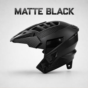 Motorcycle Phone Holder Helmet Sunshade Cover Carbon Style Anti-Glare Light Rain Shield