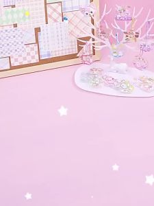 Guka Set For Kids Cream Glue DIY Keychain Set Handmade Sticker Gift  Girls Toys With Pink