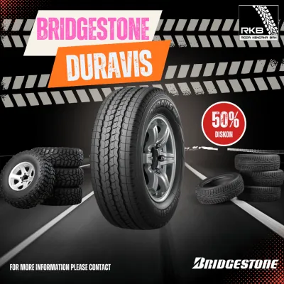 Bridgestone 185 R14 8PR Duravis R624 Ban Mobil L300 ANGKUTAN TRANSPORTASI