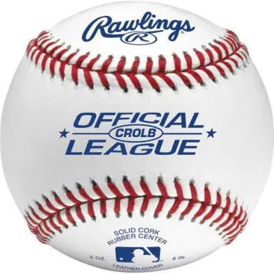 White Baseball Ball Rawlings Official League CROLB for Professional Base Ball Use