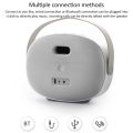 ลำโพงบลูทูธ W-King T8 Bluetooth รูปทรงโดยรวมดูทันสมัย ทรงวงรีมนๆ ไม่เหลี่ยมๆเหมือนลำโพงทั่วๆไป. 