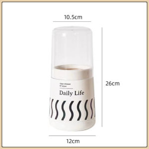 Kitchen Utensil Holder Drainable Chopsticks Container Plastic Cutlery Organizer Kotak Alat Makan Dapur Mudah Dibersihkan