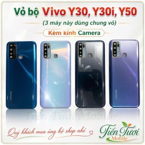 Vỏ Bộ Vivo Y30 / Y30i / Y50 Dùng Chung – Kèm Kính Camera Khay SIM