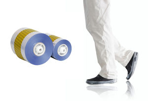 แผ่นฟิล์มหุ้มรองเท้า สำหรับเครื่องหุ้มรองเท้าอัตโนมัติ