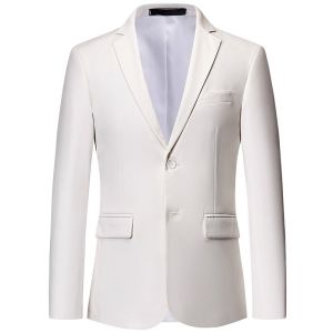 High End Suit For Men Solid Color 2026 Korean Slim Fit Business Office Wedding Classic and Timeless design Evening Formal Male Blazer