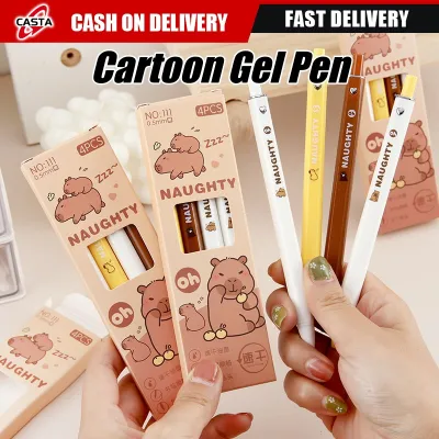 Capybara Cute cartoon Gel Pen 0.5mm Student Writing Quick Drying Ink Pen