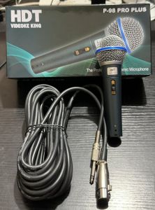 Original HDT Hyundai P-98 PRO HDT Heavy Duty Professional Dynamic Microphone With 10M Mic Wire And FOAM