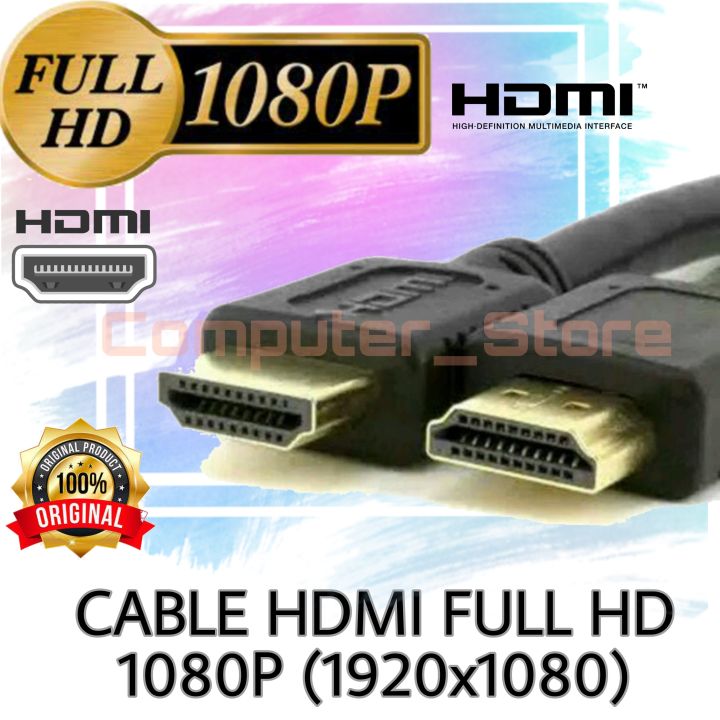 Kabel HDMI to HDMI Meter Full HD 1920 x 1080p Cable HDMI