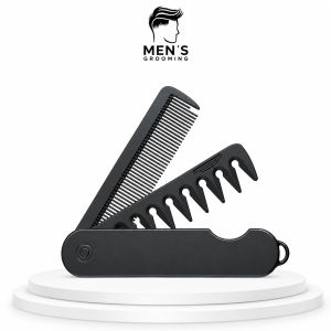 Lược Gấp Gọn 2 Đầu Cao Cấp Chính Hãng - Tạo Texture & Chải Tóc Bền Bỉ An Toàn Phong Cách Hiện Đại