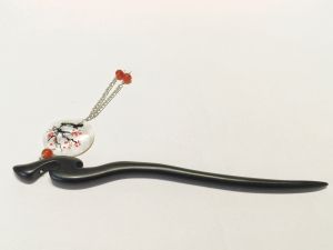 Light Luxury Chinese Style Shell Carving Hair Stick