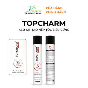 Keo xịt tạo nếp tóc siêu cứng TOPCHARM