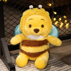 LZD  Bee Puff Winnie the Pooh Doll Doll Online Influencer Cute Bear Pillow Plush Toy Girlfriend Birthday Gift