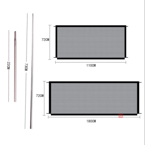 ⚡ Pet Fence Isolation Net Safety Net Dog Gate Pet Isolation Dog Fence Mesh Retractable Cat And Dog Fence Pet Barrier Fence