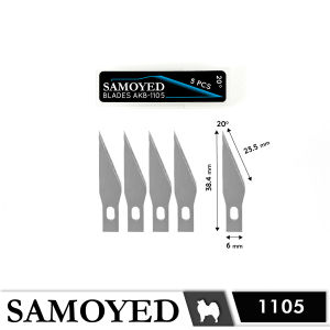 Samoyed AKB Isi Cutter / Refill / Spare Blades Pisau Seni / Ukir / Pen-Type Precision Art / Craft Knife / Cutter isi 5 Blades