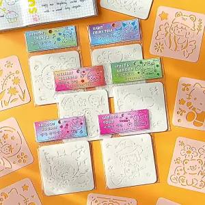 Drawing Stencil Template - reusable outline guide - for journaling posters doodling and craft layouts - creative DIY supply - easy to organise and suitable for everyday projects - please check the