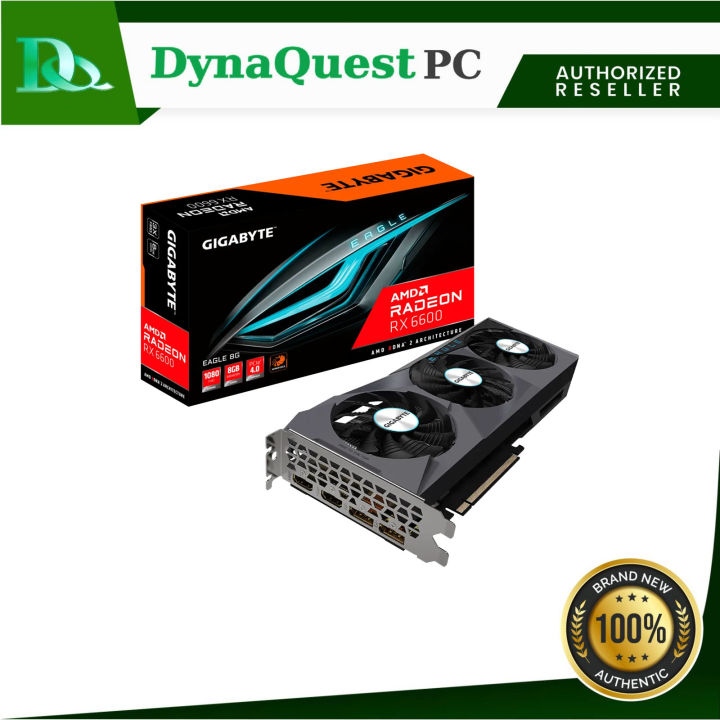 Gigabyte RX 6600 Eagle 8G GV-R66EAGLE-8GD Graphics Card Pci-E 4.0 