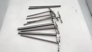 QSWTITAN Stainless Steel Visual Trephine Transforaminal Guide Bar Endoscopic Instrument 1pc