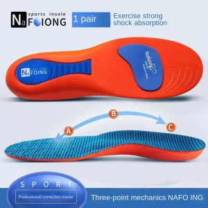 Orthotic Arch Support Insoles for Flat Feet | Running Shoe Insoles with Pressure Relief | Orthopedic Inserts for Men & Women (Plantar Fasciitis Relief High Cushion Design)