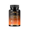 Vitamin D3 5000 IU meningkatkan penyerapan kalsium, mendukung kesehatan tulang, 60 kapsul.. 