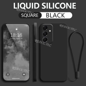 Casing For Samsung Galaxy A16 A26 A36 A56 5G 4G Matte Soft Case With Lanyard Silicone Wristband Phone Cover With Strap Hanging Rope