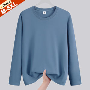 Free Ship T-Shirts Men Tee Shirts Male Under Wear Autumn Cotton Basic Tshirts Plus Size 4XL 5XL Daily Man Clothing Casual Tops