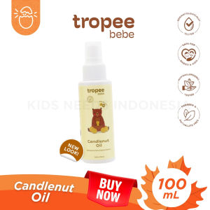 Tropee Bebe Minyak Kemiri 100mL Merawat Kesuburan Rambut dan Kulit Kepala Bayi