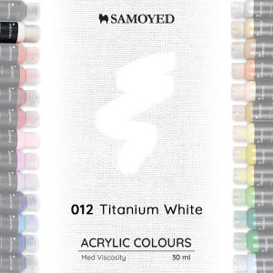 SAMOYED ACP-M30 Cat Lukis Akrilik / Acrylic Paint / Colours 30 ml Emas / Perak / Metalik / Gold / Silver / Metallic