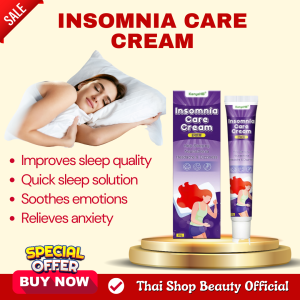 Insomnia Cream ointment with Melatonin a topical medicine aid for relaxation stress relief and healthy sleep habits