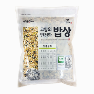 Sandeulbaram Premium Korean 15 Mixed Grains 1kg Superfood Blend Vacuum Packed High Fiber