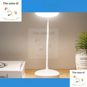 LED Table Lamp Rechargeable Dimmable Three Color Touch Dimming Desk Lamp USB Charging Reading Eye Protection