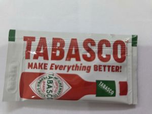 Combo 10 túi Sốt Ớt Đỏ Tabasco túi 3 ml nhập khẩu Mỹ