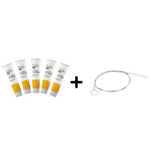 Car Sunroof Moonroof dredge drain cleaning brush pipe plugging dredge cleaning 2 meter & Lubricant Grease for Roof Door