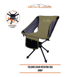 DHAULAGIRI FOLDING CHAIR ROTATING 360 / KURSI LIPAT PUTAR / KURSI LIPAT BERSANTAI