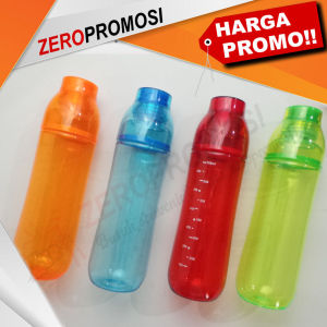 Souvenir Botol Minum Plastik Tumbler Tracker WB-106 Cetak Logo Murah