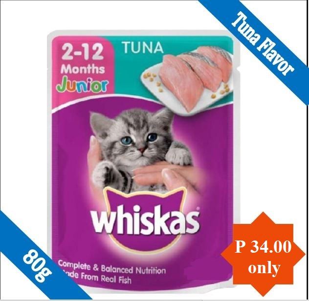 Whiskas JR for Kitten x 6 pcs