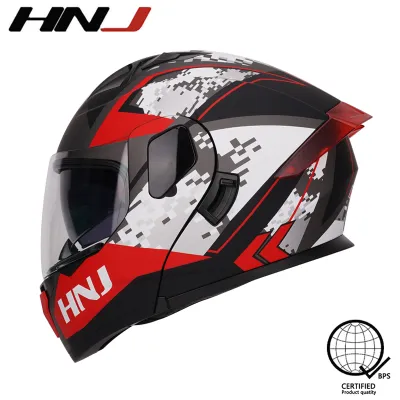 HNJ 937 W/D Modular helmet Mens full face motorcycle helmet open helmet for women