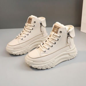 รองเท้าผ้าใบ ปรับเปลี่ยนน่อง กันลื่น รองเท้าเดี่ยว เพิ่มขึ้น สะดวกสบาย ไม่อับชื้นเท้า แฟชั่น