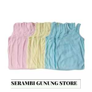 1Lusin/12pcs/6pcs/setengah lusin dan 1pcs kaos dalem anak singlet anak bayi balita laki- laki atau perempuan size s m l xl xxl