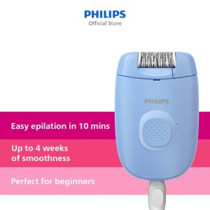 [New] Philips Satinelle Essential Corded Compact Epilator with Gentle Hair Removal BRE228/00